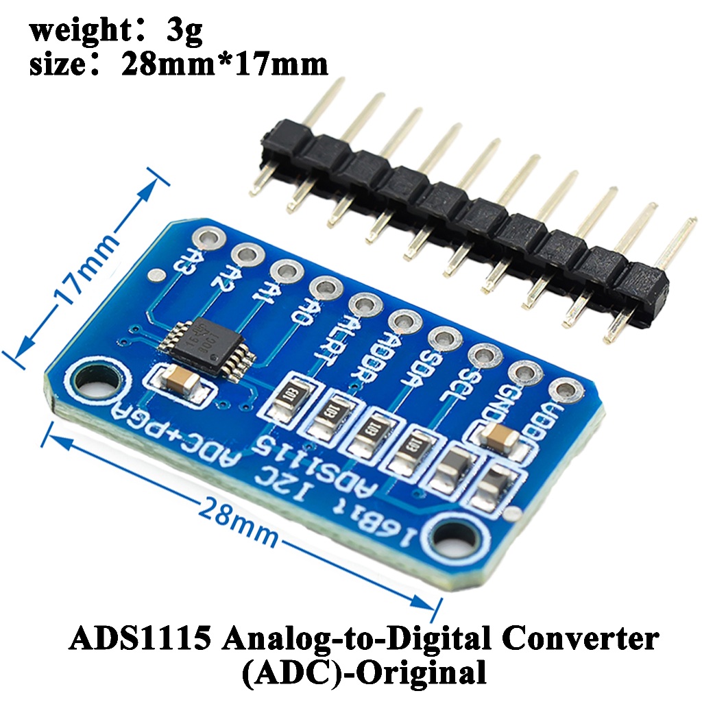 โมดูล ADS1115 ADC 16 บิต 4 ช่อง ความละเอียดสูง อินเทอร์เฟซ I2C - รูปที่ 2