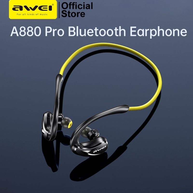 Awei A880 PRO หูฟังบลูทูธ Bluetooth 6.0 เบสหนัก กันน้ำ IPX4 ใส่สบาย ใช้ได้ทุกวัน