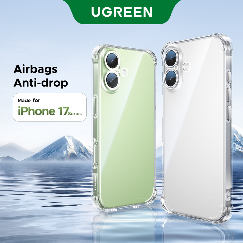 【for iPhone 17 Series】UGREEN เคสโทรศัพท์มือถือ การป้องกันถุงลมนิรภัยที่ได้รับการจดสิทธิบัตร เคสกันกระแทกแบบใส สําหรับ iPhone 17 Series iPhone 17 Pro Max