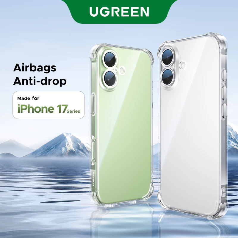 【for iPhone 17 Series】UGREEN เคสโทรศัพท์มือถือ การป้องกันถุงลมนิรภัยที่ได้รับการจดสิทธิบัตร เคสกันกระแทกแบบใส สําหรับ iPhone 17 Series iPhone 17 Pro Max