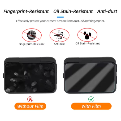 2PCS ฟิล์มกระจกนิรภัยสําหรับ Insta360 GO Ultra Screen Protector HD ฟิล์มป้องกัน Anti Scratch Action กล้องอุปกรณ์เสริม thumbnail 6