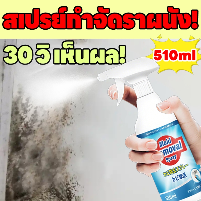 ผนังเหมือนใหม่! เชื้อรา กำจัดเชื้อรา น้ำยากำจัดเชื้อรา น้ำยากำจัดคราบสิ่งสกปรกผนัง สเปรย์กำจัดเชื้อรา