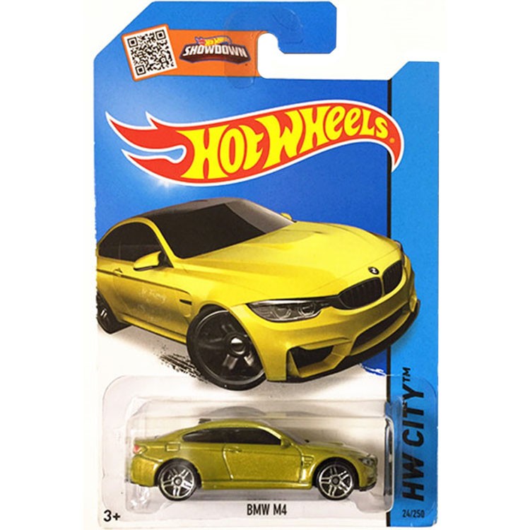 ล้อร้อนพิมพ์ลาย BMW M4 Supercar Golden Yellow BMW M4 24 2015