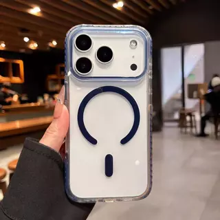 ขายร้อนปลอกใหม่บางเฉียบใสเคสโทรศัพท์อะคริลิกันกระแทกเคสแข็งไม่เหลืองรองรับชาร์จไร้สายสําหรับiPhone 17 16 13 12 Pro max 17AiRกรณี