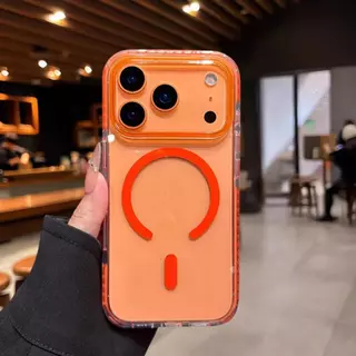 ขายร้อนปลอกใหม่บางเฉียบใสเคสโทรศัพท์อะคริลิกันกระแทกเคสแข็งไม่เหลืองรองรับชาร์จไร้สายสําหรับiPhone 17 16 13 12 Pro max 17AiRกรณี