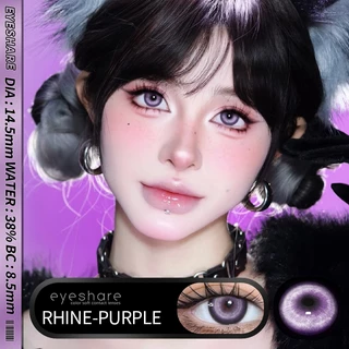 [จัดส่งจากประเทศไทย] Eyeshare คอนแทคเลนส์ สีม่วง Y2K สําหรับนักเรียน ผู้หญิง 1 คู่