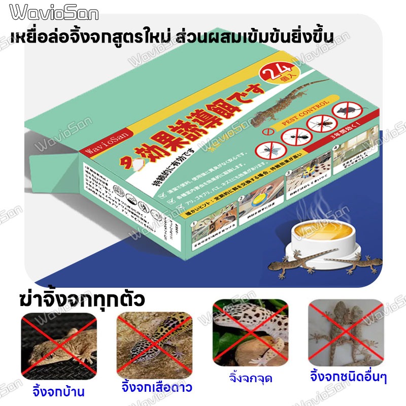 จำกัดเวลาและจำนวน VV ไล่จิ้งจก ฆ่าจิ้งจก 24 ชิ้น/กล่อง ชุดสุดคุ้ม หมดปัญหาจิ้งจกในบ้าน ของใช้จำเป็นในบ้าน - รูปที่ 3