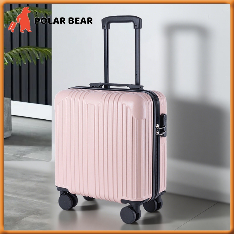 18 นิ้ว 7 กก. ช่องใส่กระเป๋าเดินทางที่มีสไตล์และน้ําหนักเบาพร้อมช่องเก็บสัมภาระแบบก้านดึงและ 360 ° ล้อยูนิเวอร์แซล