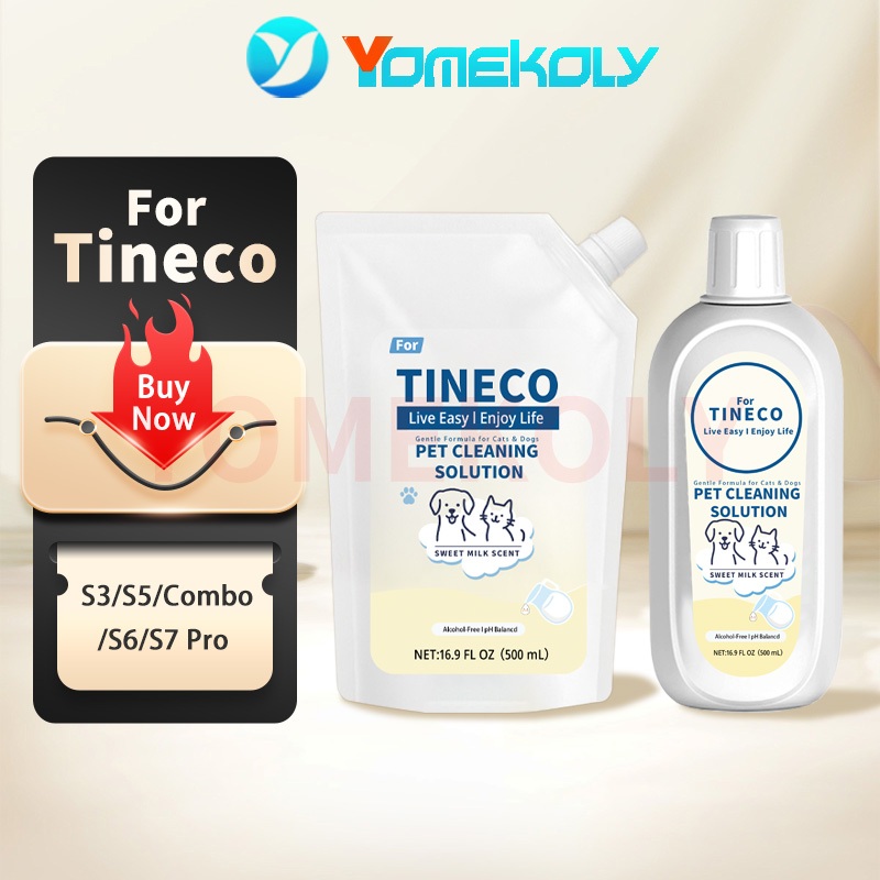 สําหรับน้ํายาทําความสะอาดพื้นกําจัดกลิ่น Tineco 2-Pack (500ml2) | สูตรที่เป็นมิตรต่อสัตว์เลี้ยงเหมาะ