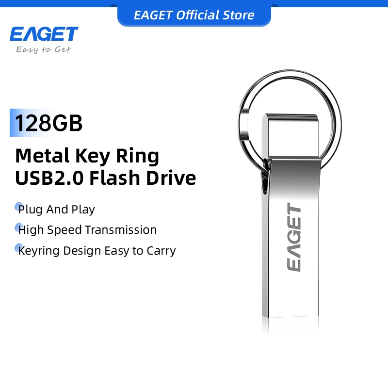 EAGET U9H แฟลชไดรฟ์ USB Original USB 2.0 8GB 16GB 32GB 64GB