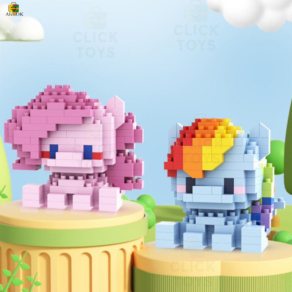 My Little Pony ชุดของเล่นบล็อกตัวต่อขนาดเล็ก My Little Pony เหมาะสําหรับเด็กและนักสะสม