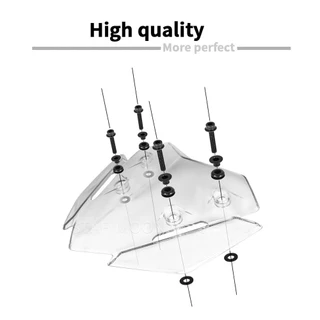 รถจักรยานยนต์กีฬาVisorกระจกกระจกWind Shield Deflectorหน้าจอสําหรับYAMAHA XMAX125 XMAX2