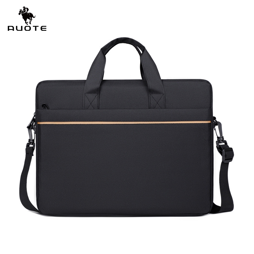 AUOTE กระเป๋าใส่แล็ปท็อปสะพายข้างกันน้ำความจุขนาดใหญ่สำหรับธุรกิจ 16 นิ้ว กระเป๋าแฟชั่นลำลองสำหรับเล่นกีฬา
