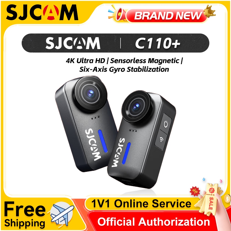 SJCAM C110+ | 4K Thumb-Sized Action Cam พร้อมการเสถียรและการออกแบบกันน้ํา​