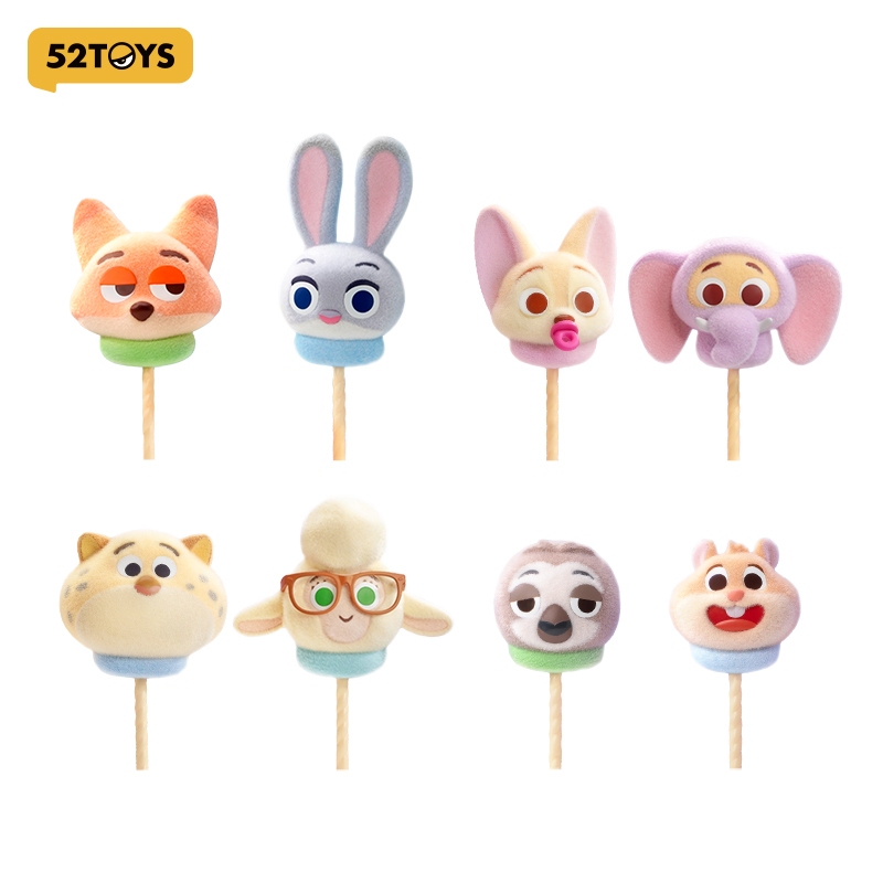 52TOYS Disney Zootopia Marshmallow Series Blind Box Figure Toy（Whole Set）