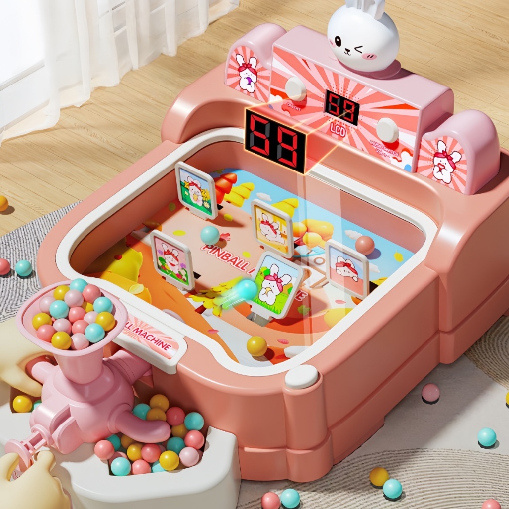 เกมยิงลูกแก้ว เกมส์ยิงเป้าแสนสนุก งเล่นพินบอลบนโต๊ะ ของเล่นเสริมพัฒนาการ 3-8ขวบ ของเล่นเด็ก