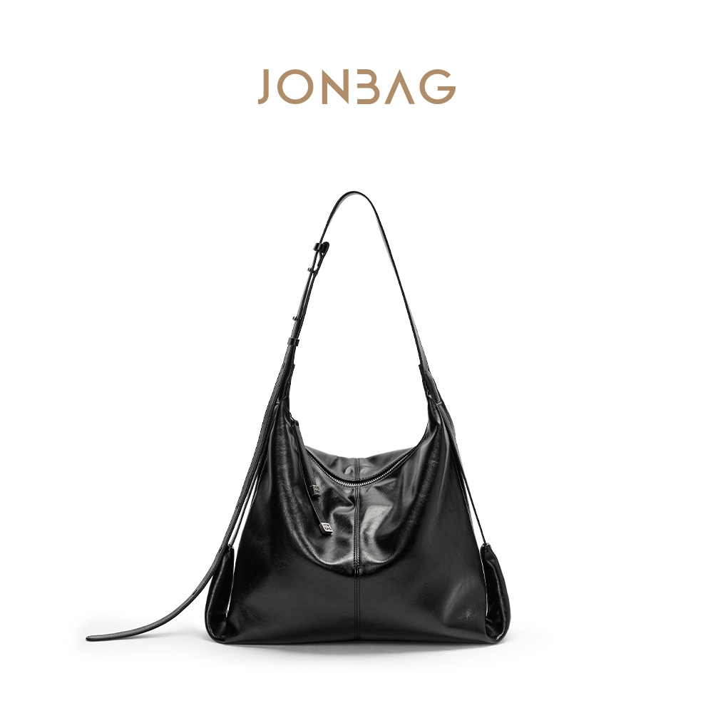 JONBAG กระเป๋าสตรีแฟชั่นกระเป๋าสะพายไหล่ที่เรียบง่ายสง่างาม