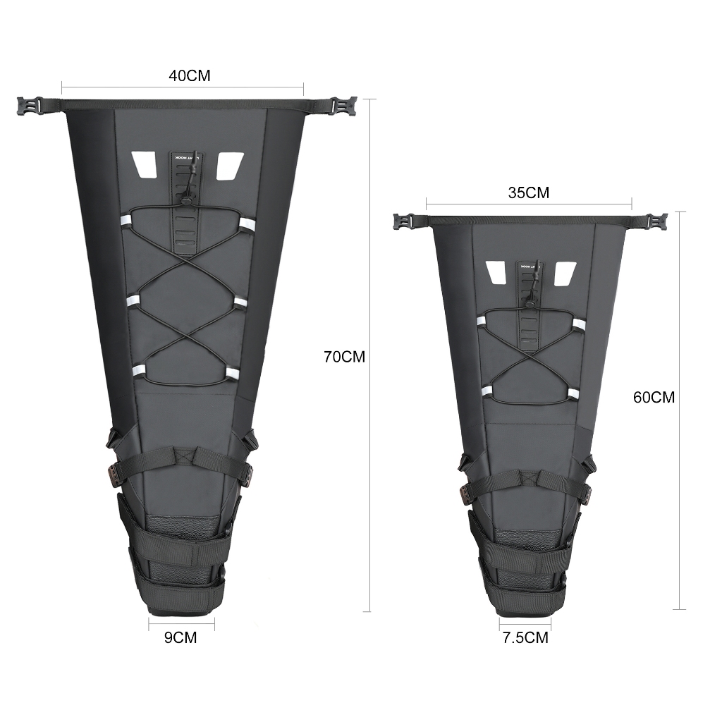 Rhinowalk 2021 กระเป๋าใส่จักรยาน 10L/13L，กระเป๋าข้างอานจักรยานความจุมาก，กันน้ำจักรยานสะท้อนแสงกระเป๋ากระเป๋าด้านหลังพับได้สำหรับขี่จักรยาน - รูปที่ 5