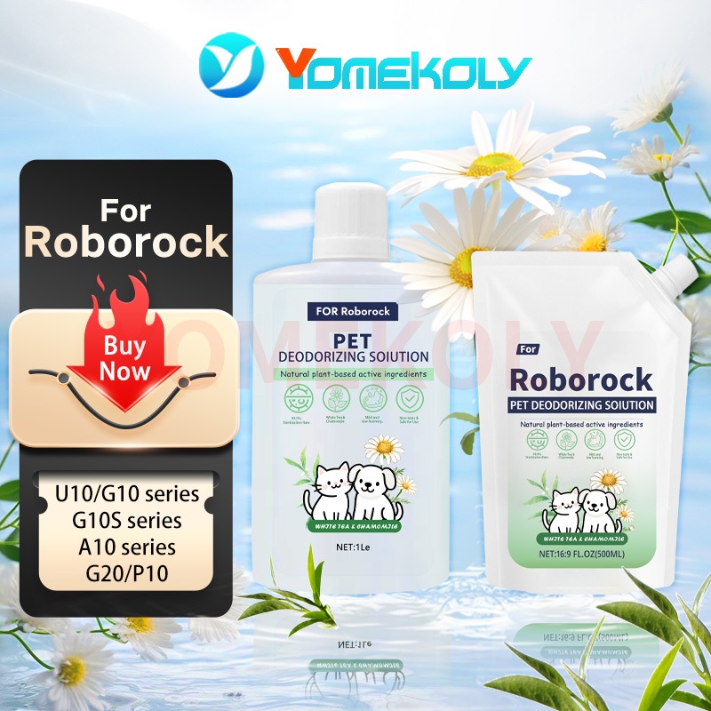 สําหรับ Roborock OMO น้ํายาทําความสะอาดพื้นสัตว์เลี้ยง – เข้ากันได้กับ Dyad Pro, Qrevo Series, S7 Ma