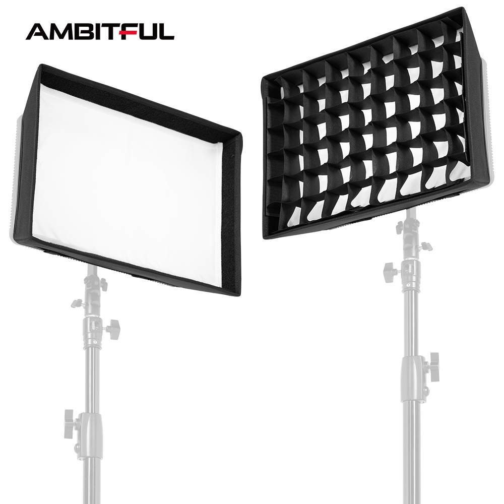 Godox LEDP260C LED Video Soft Light Diffuser Honeycomb Grid Softbox สําหรับ Godox LED Video Light (S