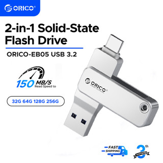 ORICO 2 In 1 USB แฟลชไดรฟ์ 32G 64GB โลหะความเร็วสูง Type-C U…