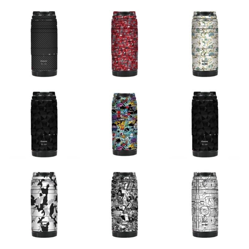 สติกเกอร์ป้องกันเลนส์ Canon สําหรับ Canon RF75-300 F4-5.6 สติกเกอร์เลนส์, ตัวป้องกันเลนส์, อุปกรณ์เส