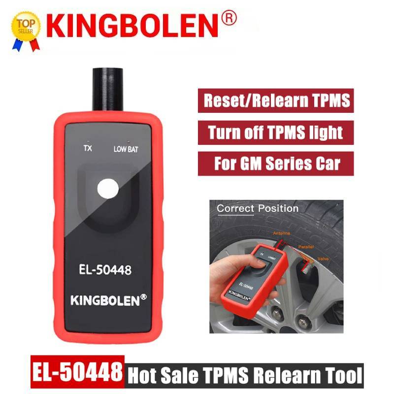 【จัดส่งวันเดียวกัน】KINGBOLEN TPMS EL 50448 ระบบตรวจสอบความดันยางรถยนต์ OEC-T5 EL-50448 เหมาะสำหรับวัตถุประสงค์ทั่วไป เหมาะสำหรับ Opel TPMS รีเซ็ตเครื่องมือ EL 50448 TPMS Activation Tool