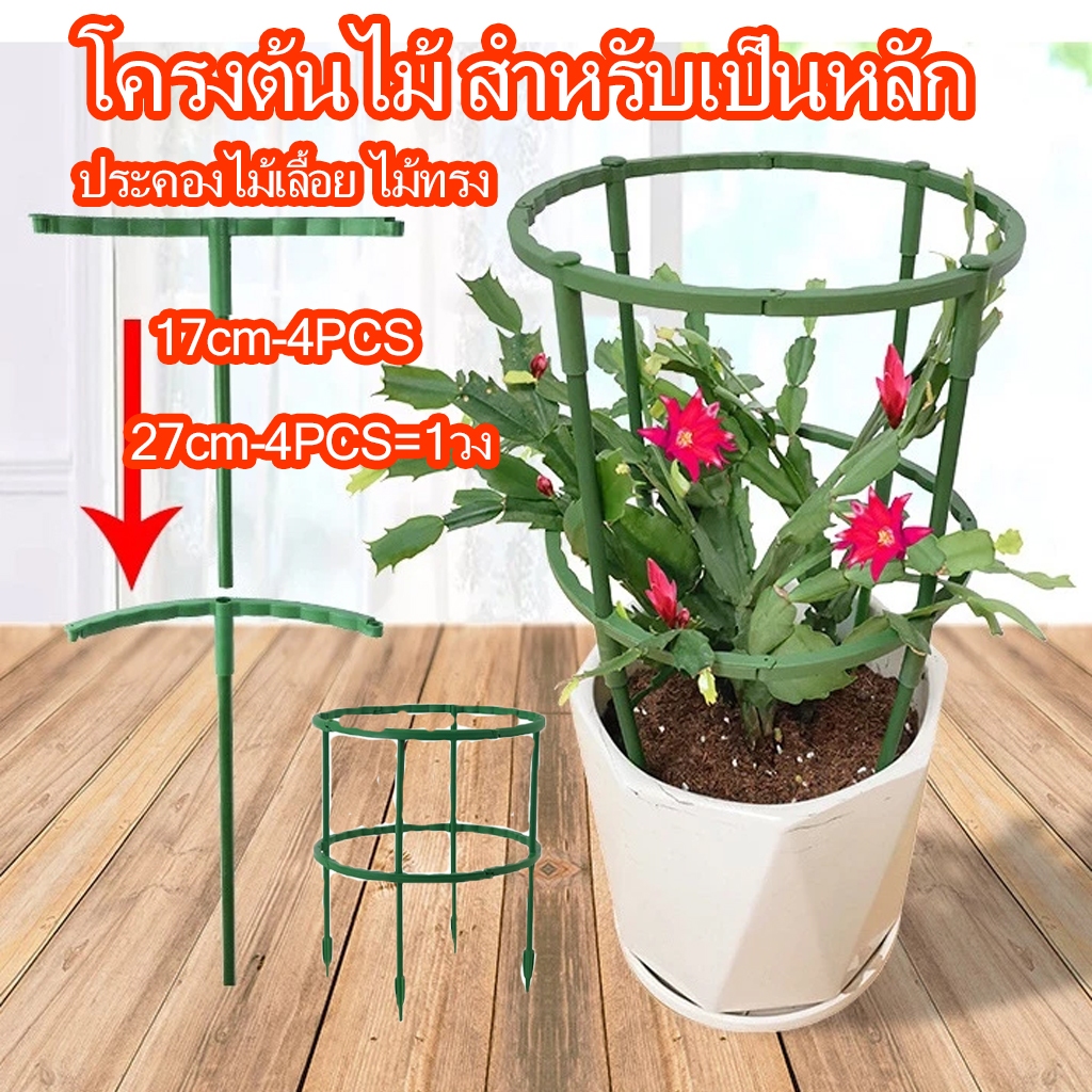 ไม้ค้ำต้นไม้ DIY 14/24cmครงต้นไม้ สำหรับเป็นหลัก ประคองไม้เลื้อย ไม้ทรงพุ่มกระกางต้นไม้ เสามะเขือเทศ โครงปลูกผัก plant trellis โครงไม้เลื้อย