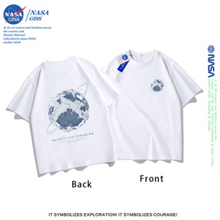 NASA เสื้อยืดชายหญิงแขนสั้น สตรีทฮิปฮอป summer ดาวเคราะห์ พิ…