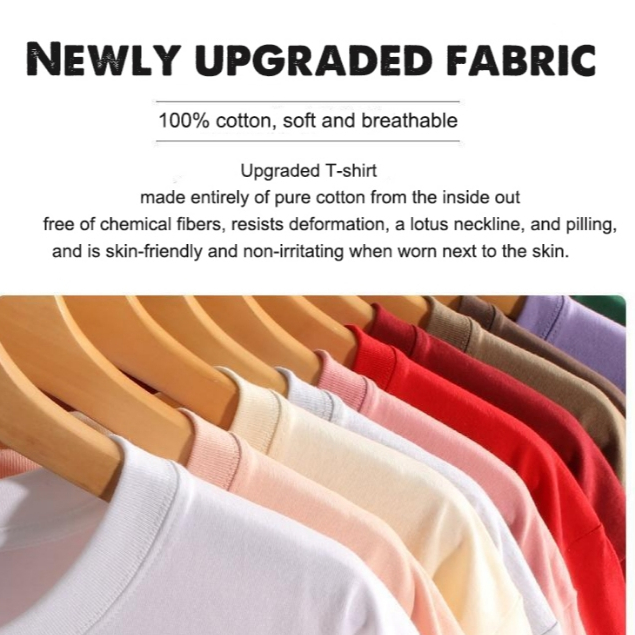 100% ฝ้ายบริสุทธิ์ เสื้อยืดคอกลม แขนสั้น พิมพ์ลายการ์ตูน ทรงหลวม สไตล์เกาหลี แฟชั่นสําหรับผู้หญิง - รูปที่ 5