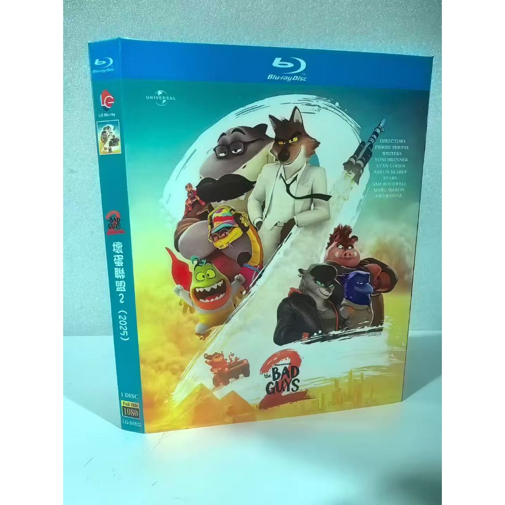 Blu-ray BD American Comedy Action Animation Suspicion Family Crime Adventure/The Bad Guys 2 The Bad 