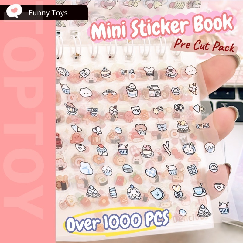 Mini Deco สติกเกอร์หนังสือ Emoji สติกเกอร์ชุดน่ารักเลเซอร์ Star Journal โทรศัพท์เล็บตกแต่งสติกเกอร์กันน้ํา DIY Collage