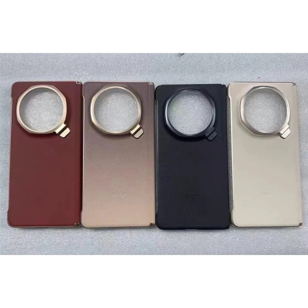 Original หนังสําหรับ Honor Magic V5 กันกระแทกปกหลังกันชนสําหรับ HONOR Magic V5 5G PU วงเล็บเปลือกป้อ