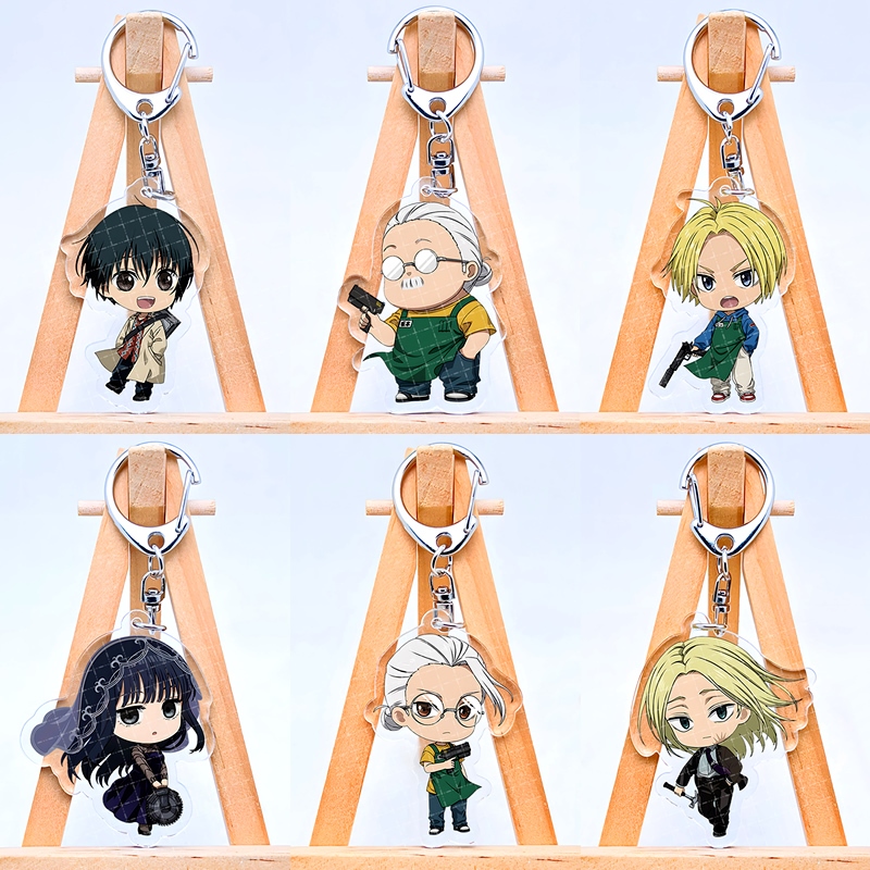 SAKAMOTO DAYS Shin Asakura Yoichi Nagumo พวงกุญแจอะคริลิคสองด้าน Taro Sakamoto น่ารักอะนิเมะสะสม