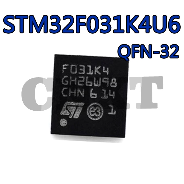 STM32F031K4U6 F031K4 QFN-32 Microcontroller ชิปเคลื่อนไหวชิปเดียว