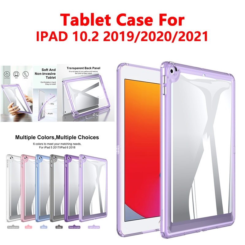 สไตล์อะคริลิคกันกระแทกสําหรับ Apple iPad 10.2 2021 2020 2019 สําหรับ iPad 7th Gen iPad 8th Gen iPad 