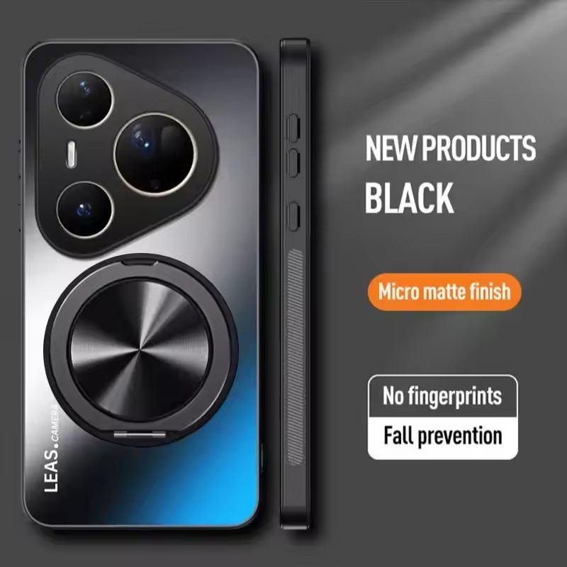 AG Matte Magnet Case สําหรับ HUAWEI Pura 80 70 Pro Plus 80 Ultra honor 400 (gllobal) ปลอก 360 แหวนผู