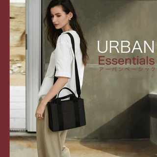 ACACIA Fern - กระเป๋า Mini Tote ผู้หญิง พร้อมสายสะพายถอดได้ หนัง PU ลายผ้า สไตล์ลำลอง