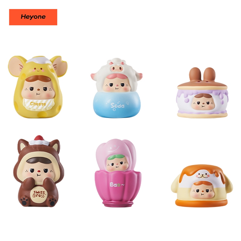 Heyone BaoBaos Seasons Sweet House Series Squishy ของเล่นกล่องปริศนากล่องตาบอดของเล่นเด็กของขวัญเด็ก-เต็มกล่อง