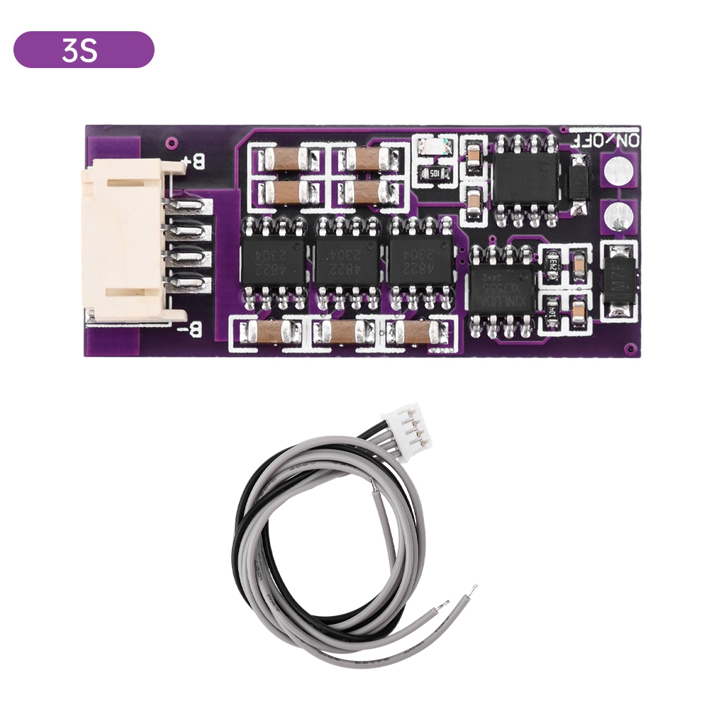 AIDEEPEN 3S/4S/5S/6S 1.5A แบตเตอรี่ลิเธียมชาร์จบอร์ดแบตเตอรี่ BMS PCB บอร์ดป้องกันโมดูลชาร์จ