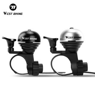 WEST BIKING เสียงคมชัด กระดิ่งจักรยานกันน้ำ เหมาะสำหรับจักรย…