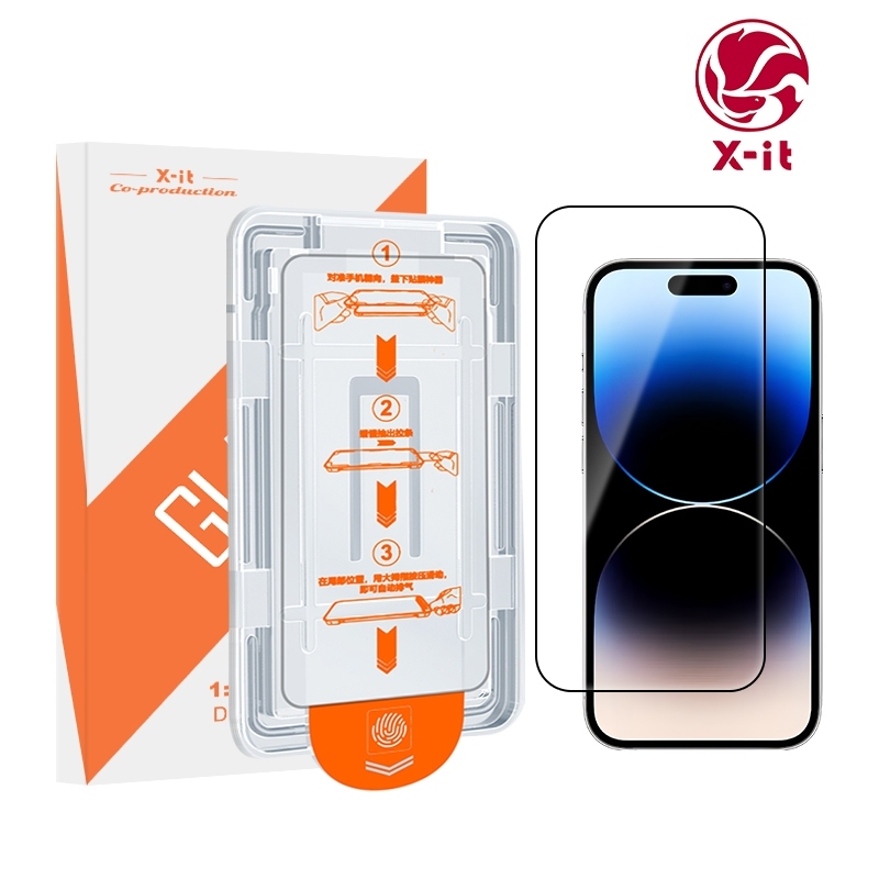 X-IT กระจกเทมเปอร์ปกป้องหน้าจอออกแบบสําหรับ iPhone 17 air 11 12 13 14 15 16e Pro Max, 9H ความแข็ง Shatterproof HD ฟิล์มกระจกนิรภัยใส [ติดตั้งง่าย]