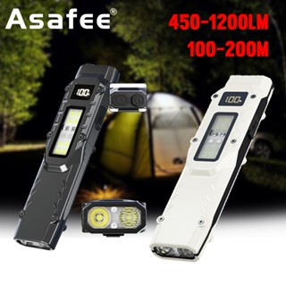 Asafee V007 ไฟฉายพกพากลางแจ้ง ความสว่างสูงพิเศษ LED ใช้สำหรั…