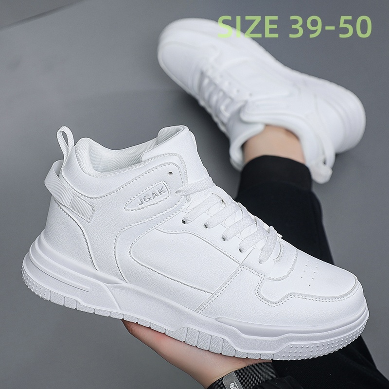 รองเท้าผ้าใบผู้ชายไซส์ใหญ่ 46-50 มีระบบระบายอากาศ เหมาะสำหรับการออกกำลังกายและใช้งานทุกวัน