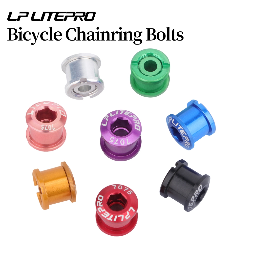 Litepro spd Crankset Bolt 7075 อลูมิเนียมอัลลอยด์สกรูโซ่คู่สําหรับจักรยานพับจักรยานเสือหมอบ