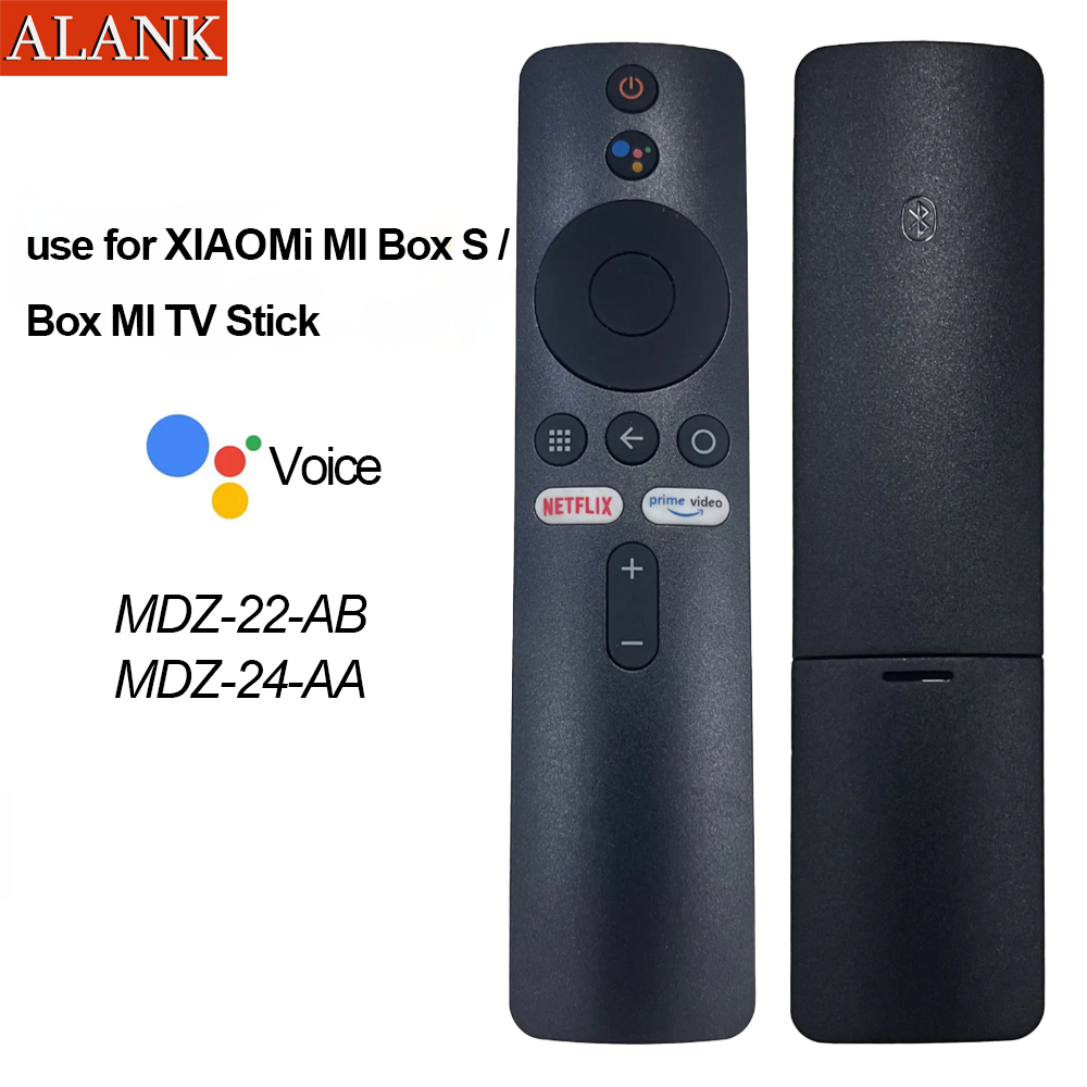ALANK รีโมท Xiaomi MI Box S / Mi TV Stick รีโมทบลูทูธพร้อมเสียงสั่งงาน รีโมททีวี Xiaomi รองรับรุ่น: 