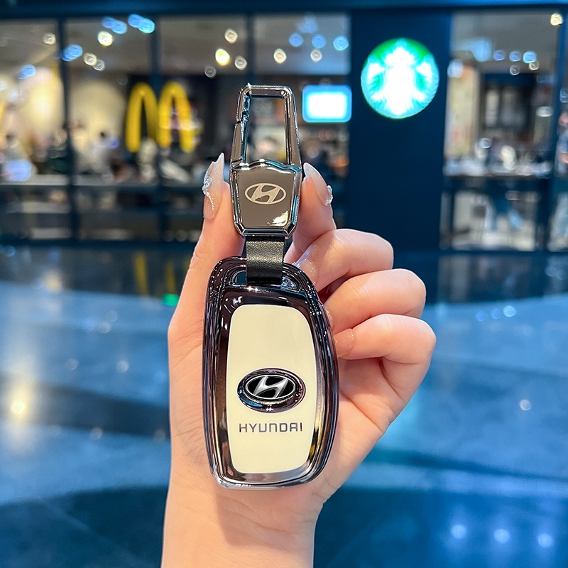 ฝาครอบกุญแจรถสําหรับ Hyundai Creta 2022-2023/Stargazer 2023/Hyundai I10 Ix35 Ix45 I10 I30 I40 Elantr