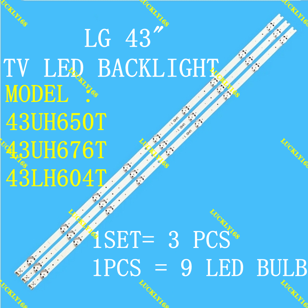 43UH650T 43UH676T 43LH604T LG 43" TV LED BACKLIGHT (LAMP TV) LG 43 INCH LED TV BACKLIGHT 43UH650 43U