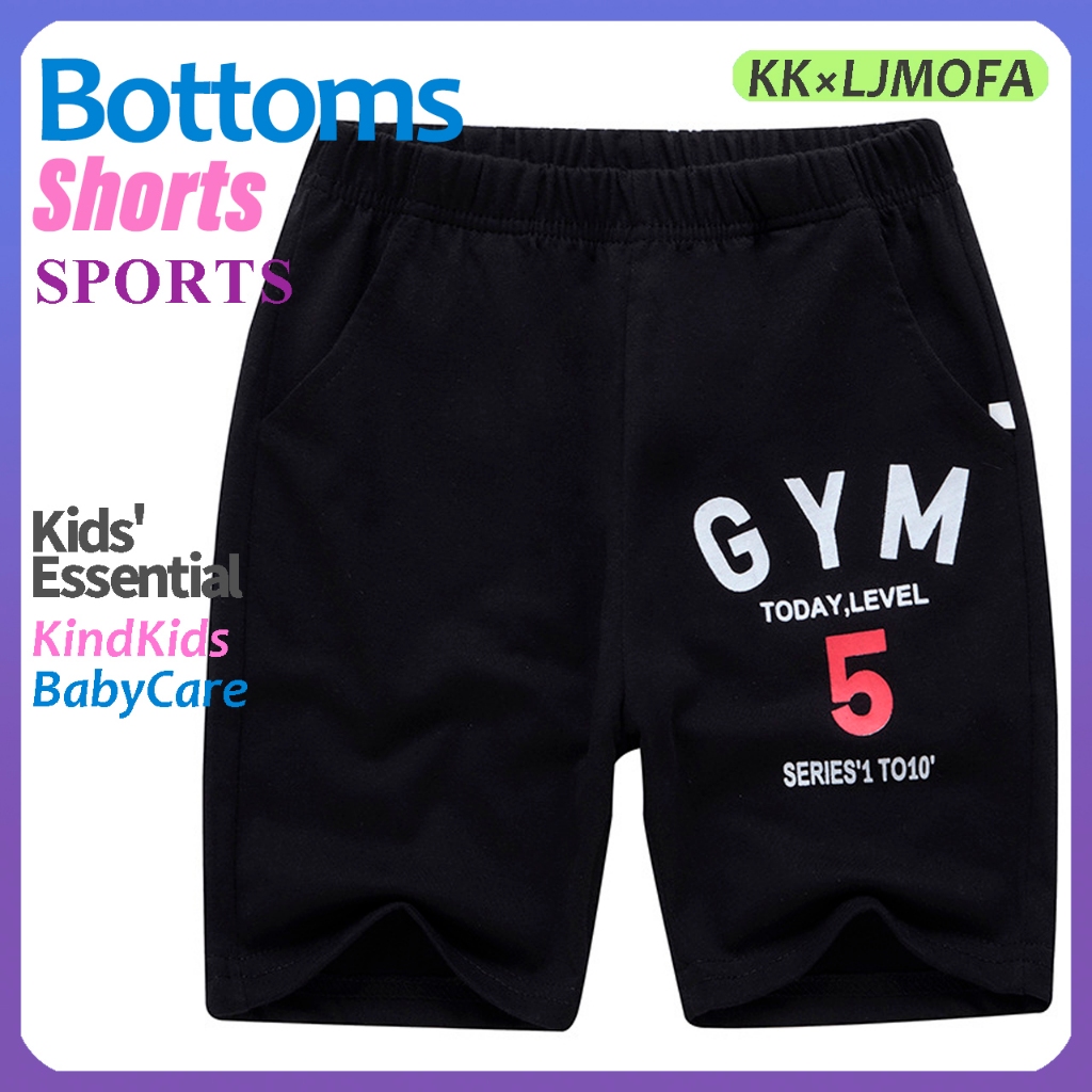 คลังในประเทศ ส่งเร็ว! 1 ตัว กางเกงขาสั้นเด็กชาย 120-160 ซม. ผ้าฝ้ายนุ่ม สไตล์สปอร์ต ใส่สบาย ราคาดี 👍