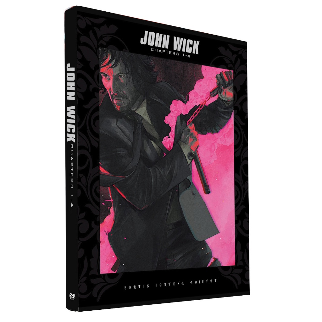 ภาพยนตร์ต้นฉบับ John Wick 1-4 Collection HD DVD Hobby Collection